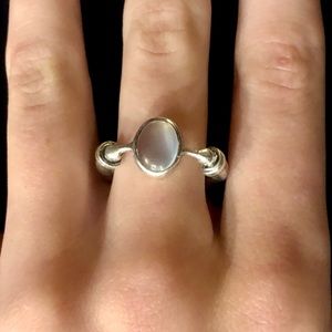 Sterling Silver Moonstone Ring